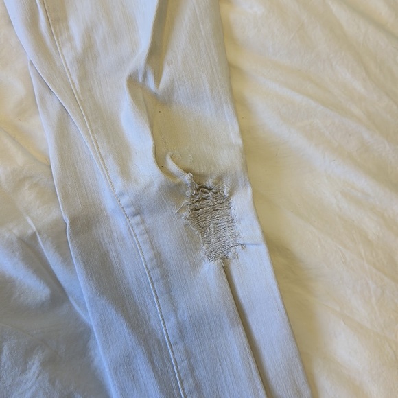 Frame Le skinny de jeanne crop - white - Picture 6 of 7